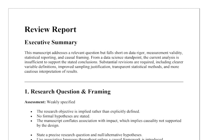 study, critique, and provide feedback on your research writing